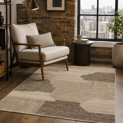RW7035 washable chenille rug texture and pattern detail