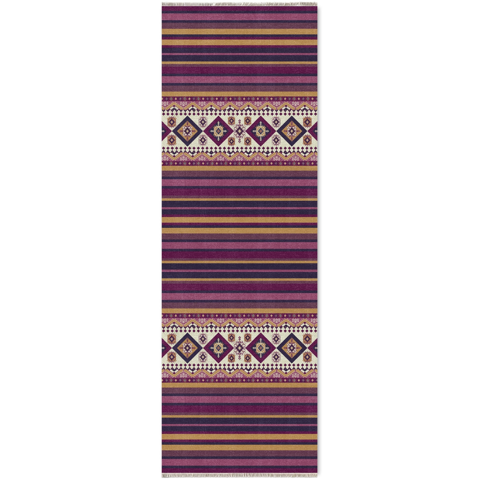 RW7040 washable chenille area rug viewed from above