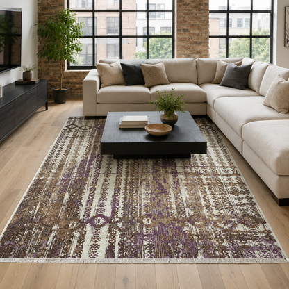 RW7041 washable chenille area rug