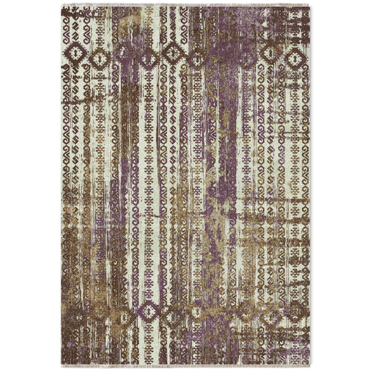 RW7041 washable chenille area rug viewed from above
