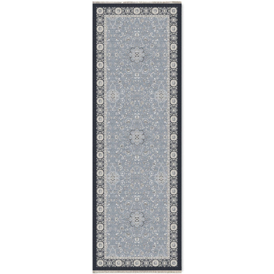 RW7043 washable chenille area rug viewed from above