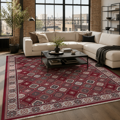 RW7046 washable chenille area rug