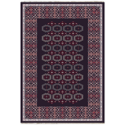 RW7047 washable chenille area rug viewed from above