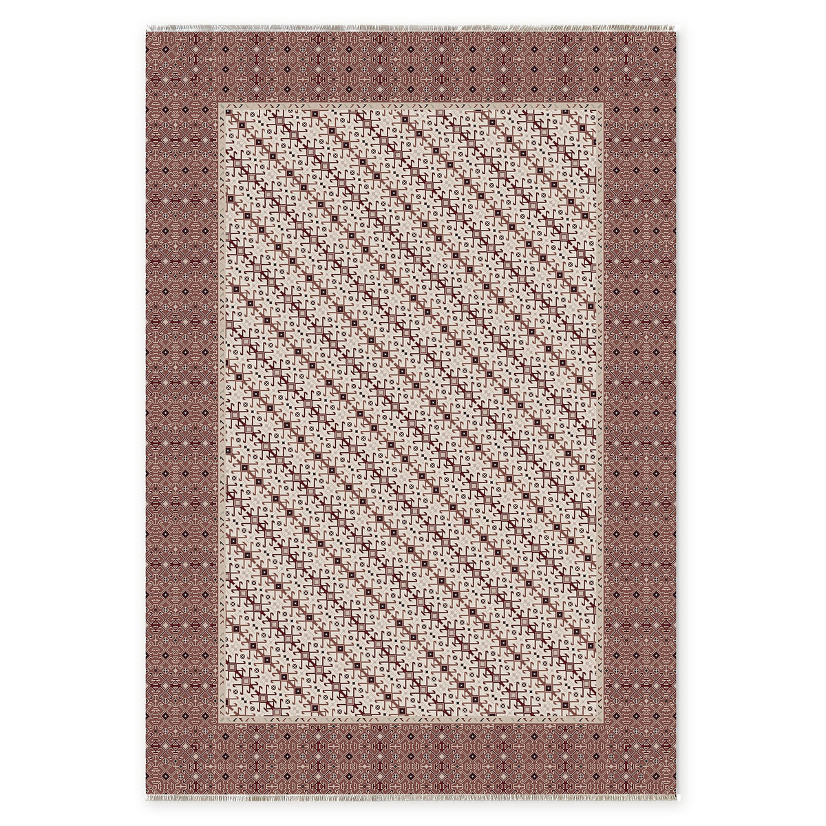 RW7048 rug — top view on white background
