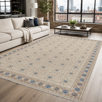 RW7049 washable chenille area rug