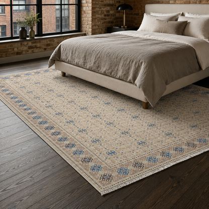 RW7049 washable chenille rug texture and pattern detail