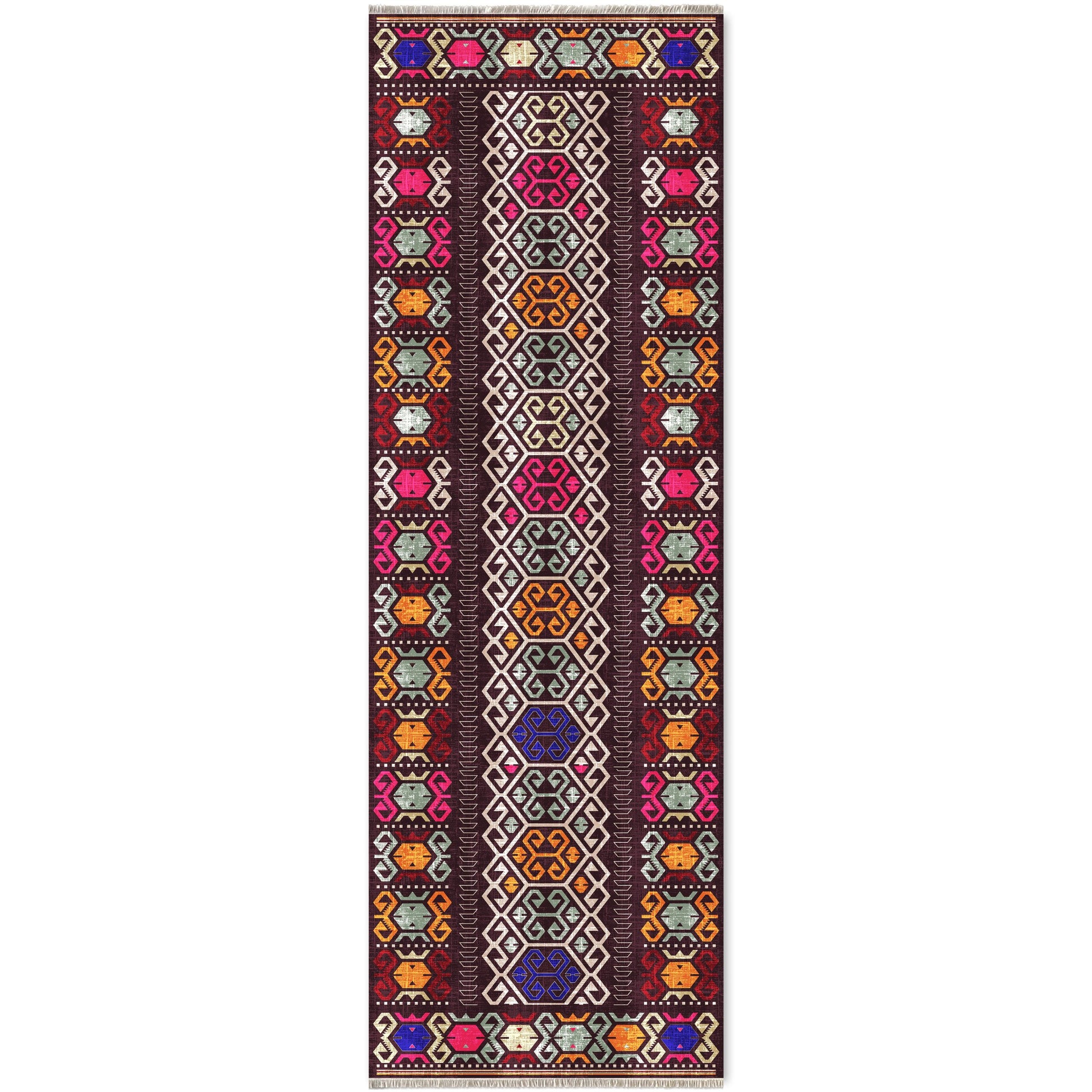 RW7050 washable chenille area rug viewed from above