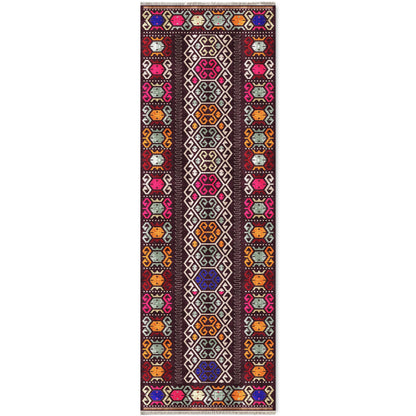 RW7050 washable chenille area rug viewed from above