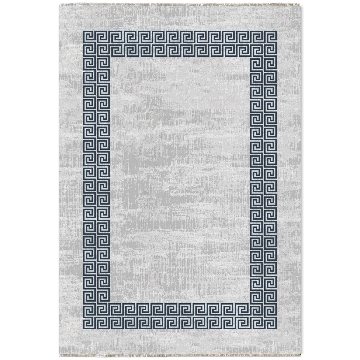 RW7051 washable chenille area rug viewed from above
