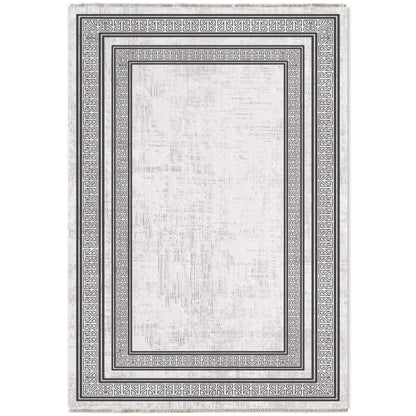 RW7054 washable chenille area rug viewed from above
