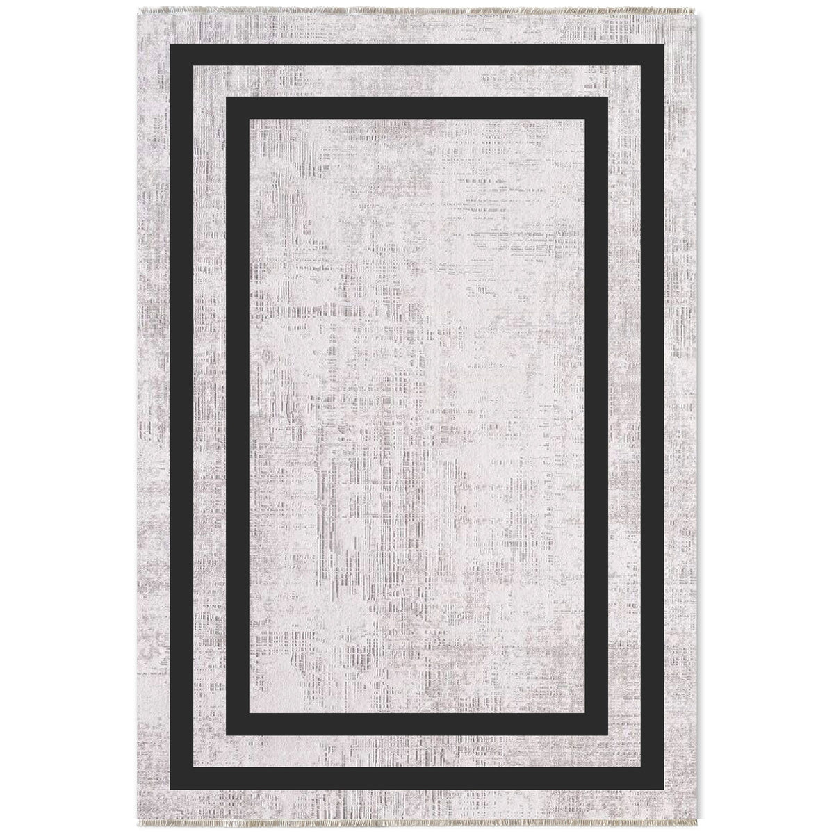 RW7057 washable chenille area rug viewed from above
