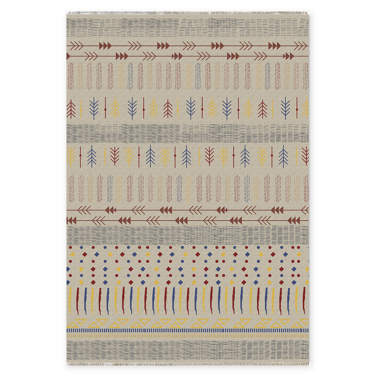 RW7058 rug — top view on white background