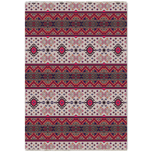 RW7060 washable chenille area rug viewed from above