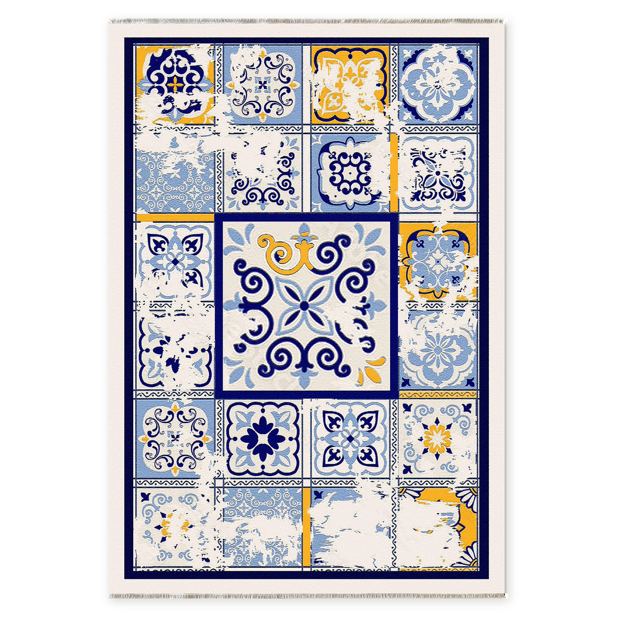RW7063 rug — top view on white background
