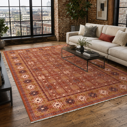 RW7064 washable chenille area rug