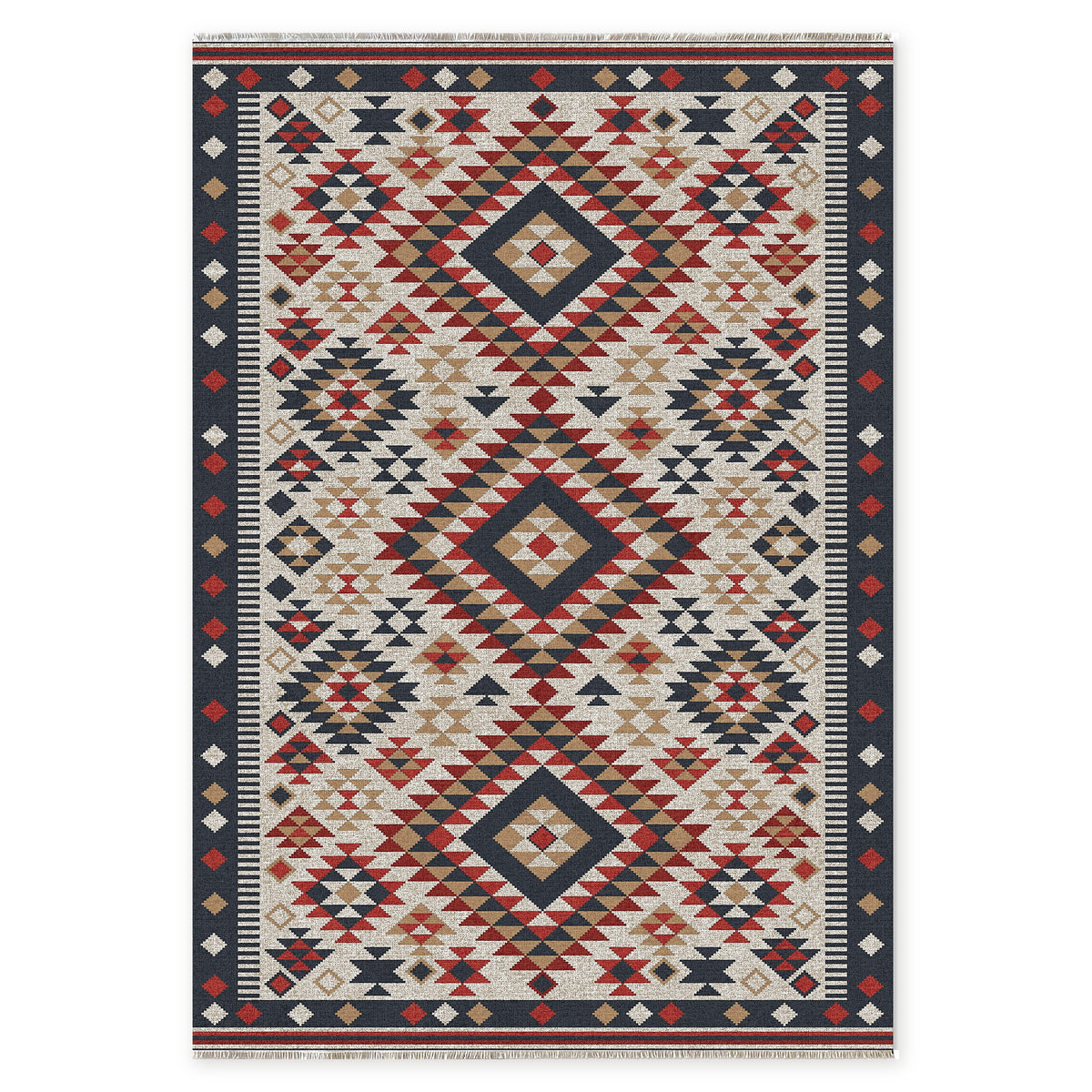 RW7072 rug — top view on white background