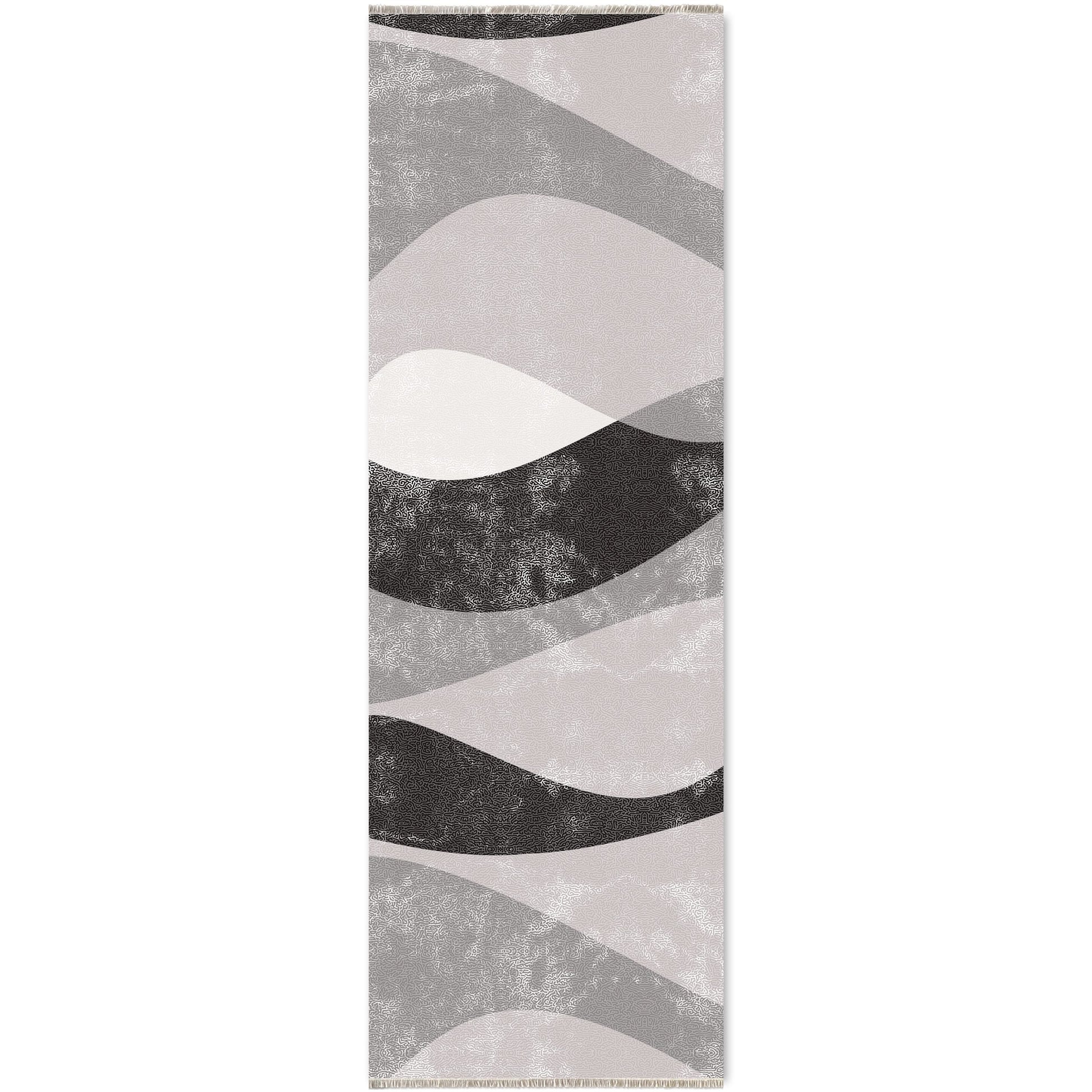 RW7073 washable chenille area rug viewed from above
