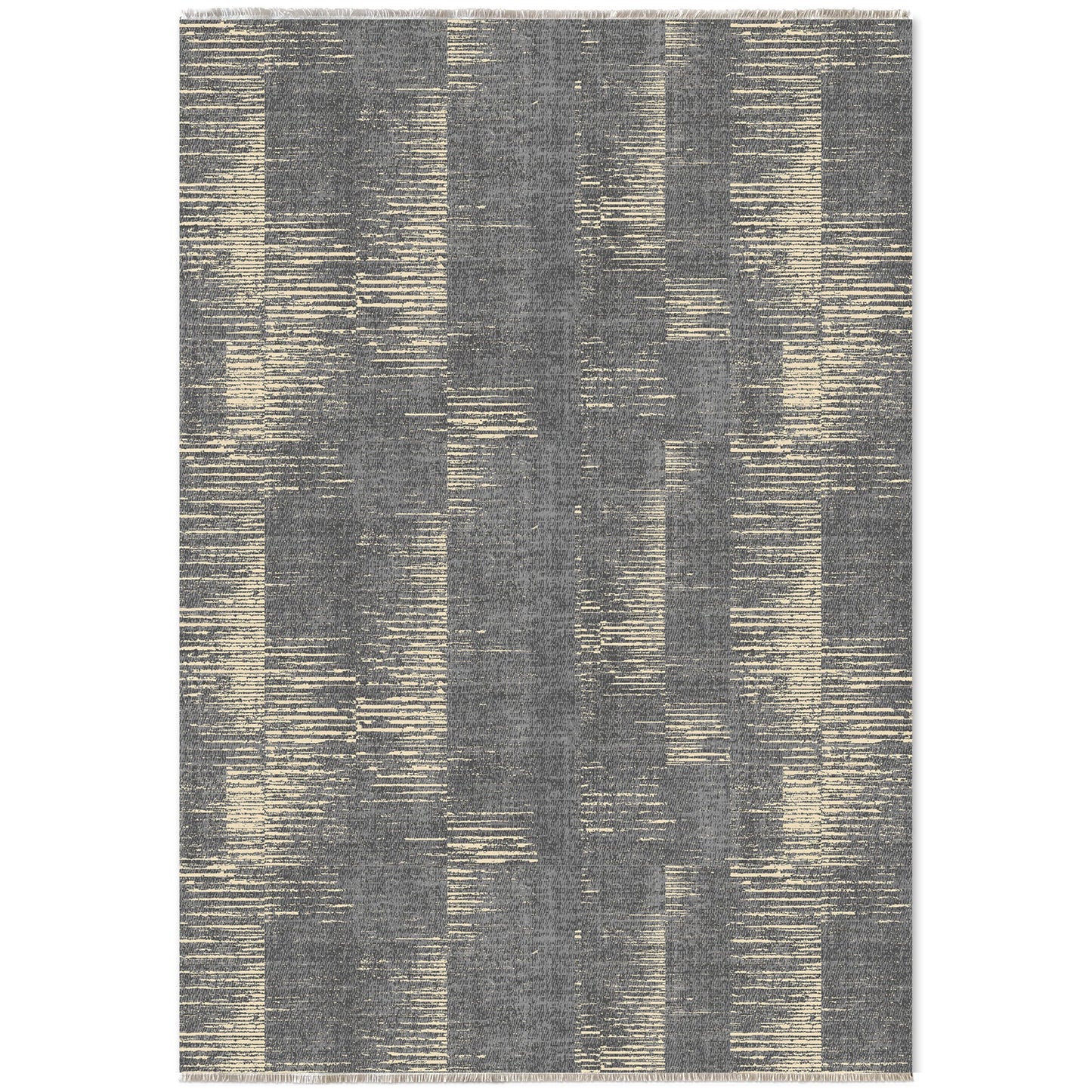 RW7079 washable chenille area rug viewed from above