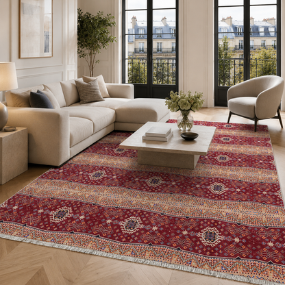 RW7080 washable chenille area rug