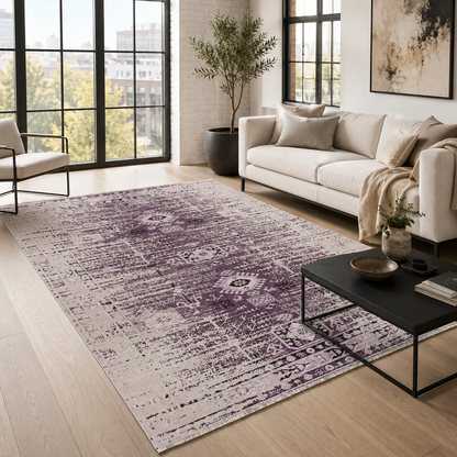 RW7085 washable chenille area rug