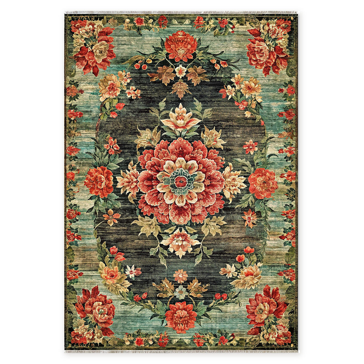 RW7093 rug — top view on white background