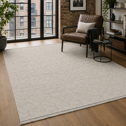 RW7101 washable chenille rug texture and pattern detail