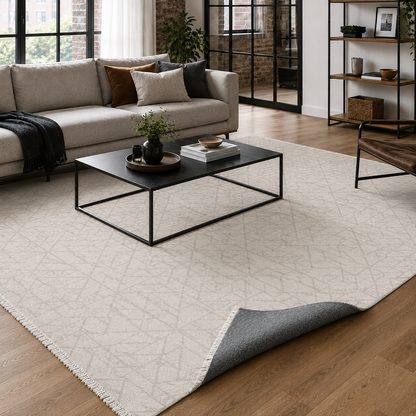 RW7101 washable chenille rug texture and pattern detail