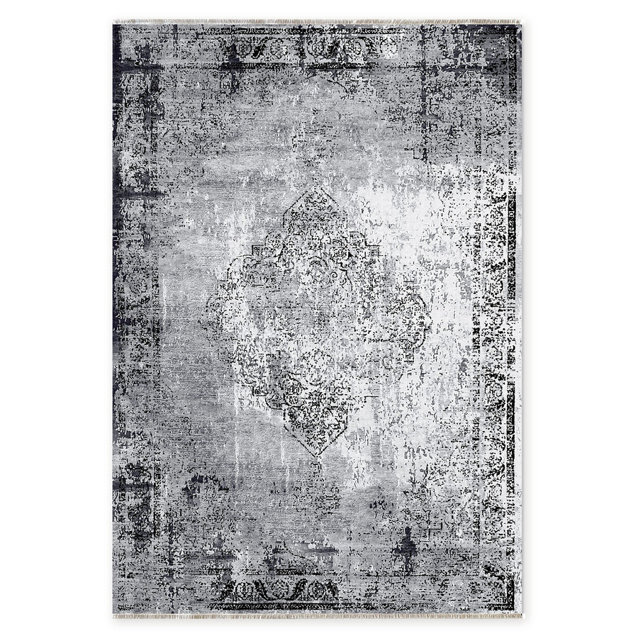 Regency Ash Traditioneller waschbarer Teppich