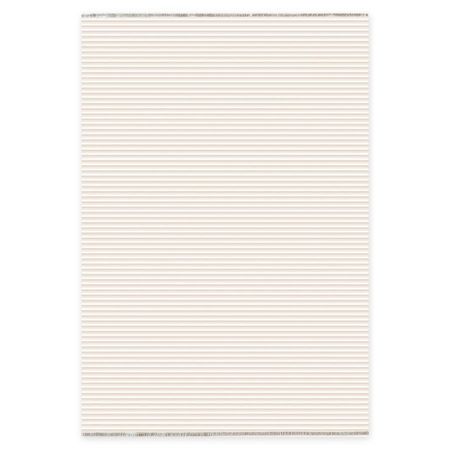Moonlit Stripes Off White Modern Washable Rug