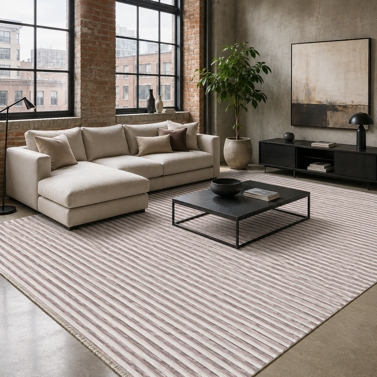 RW7112 washable chenille rug texture and pattern detail