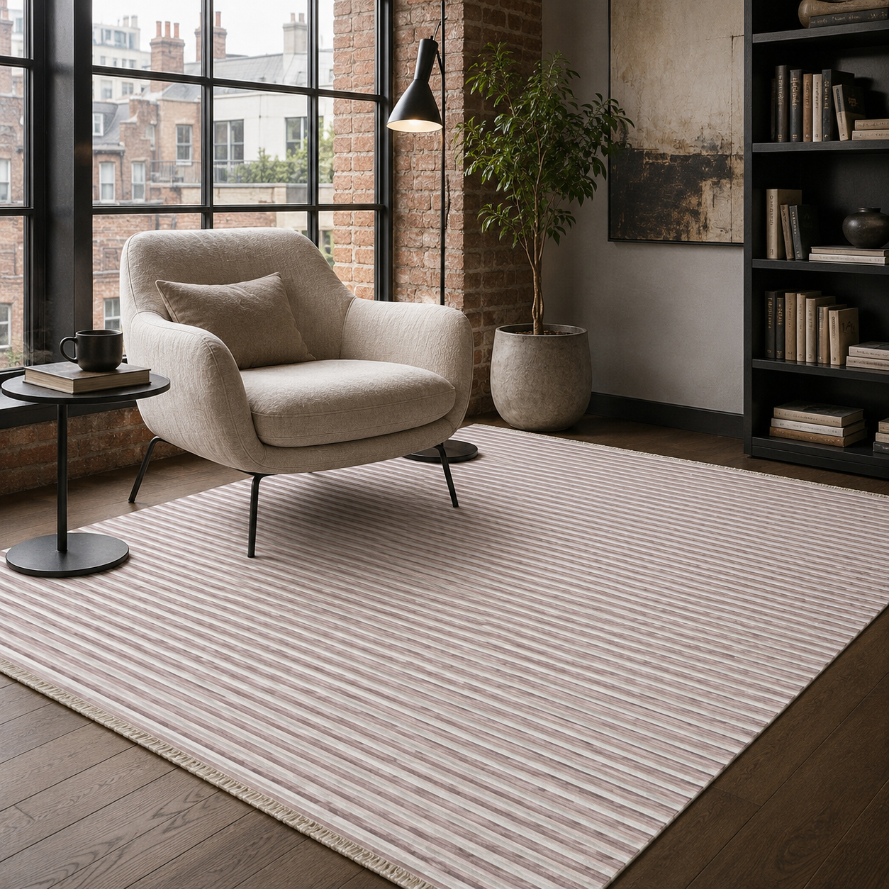 RW7112 washable chenille rug texture and pattern detail