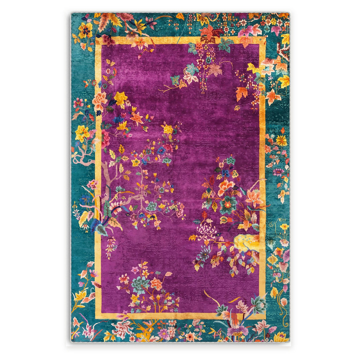 RW7115 rug — top view on white background