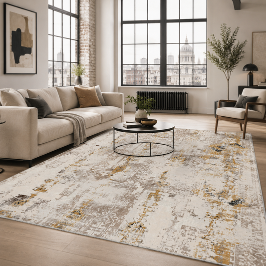 RW7121 washable chenille area rug