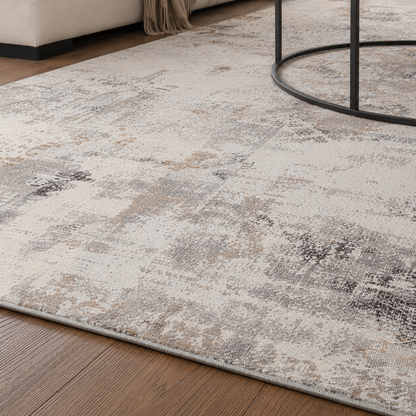 RW7122 washable chenille rug texture and pattern detail