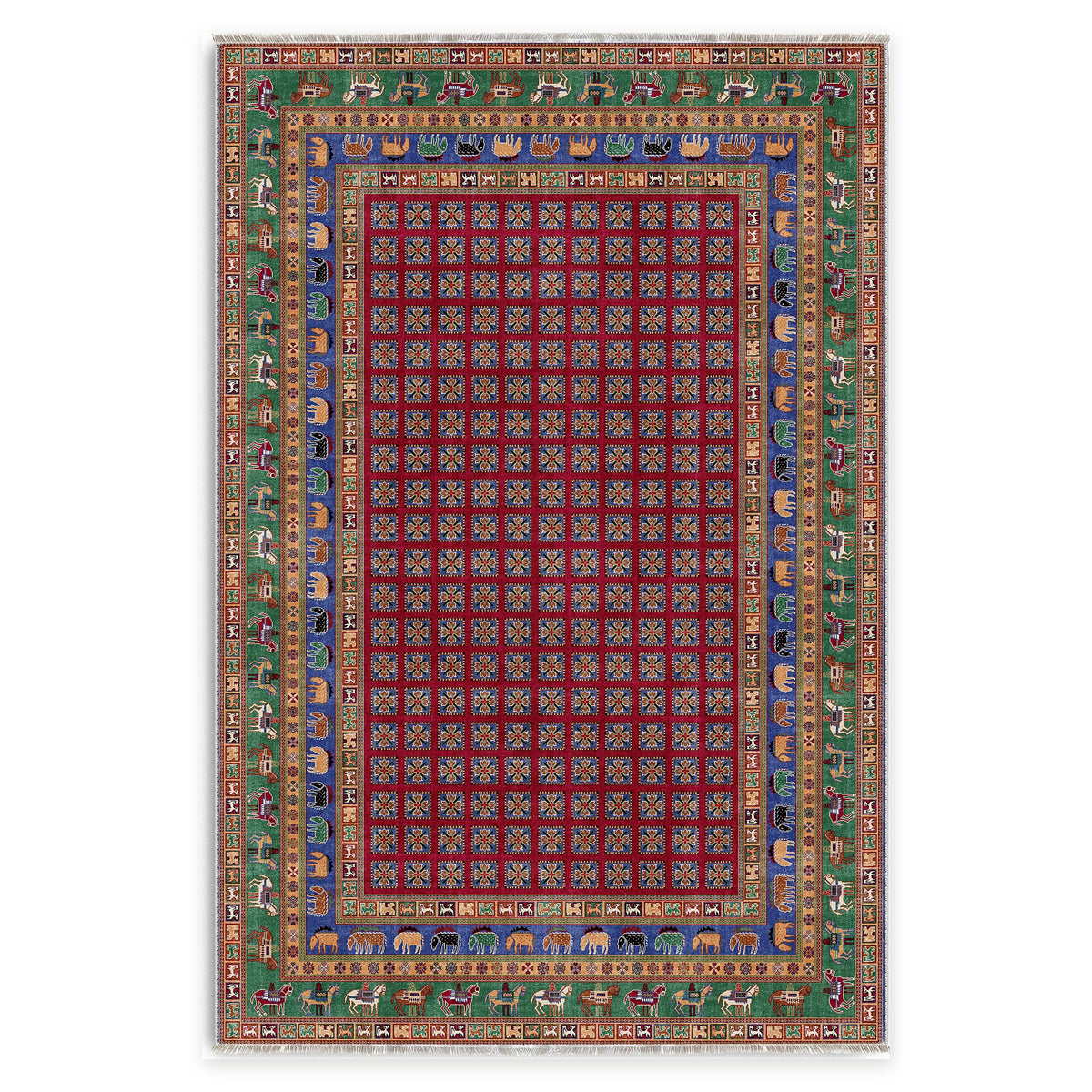 RW7128 rug — top view on white background
