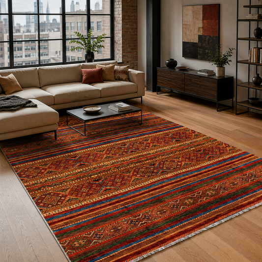 RW7133 washable chenille area rug