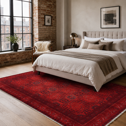 RW7136 washable chenille rug texture and pattern detail