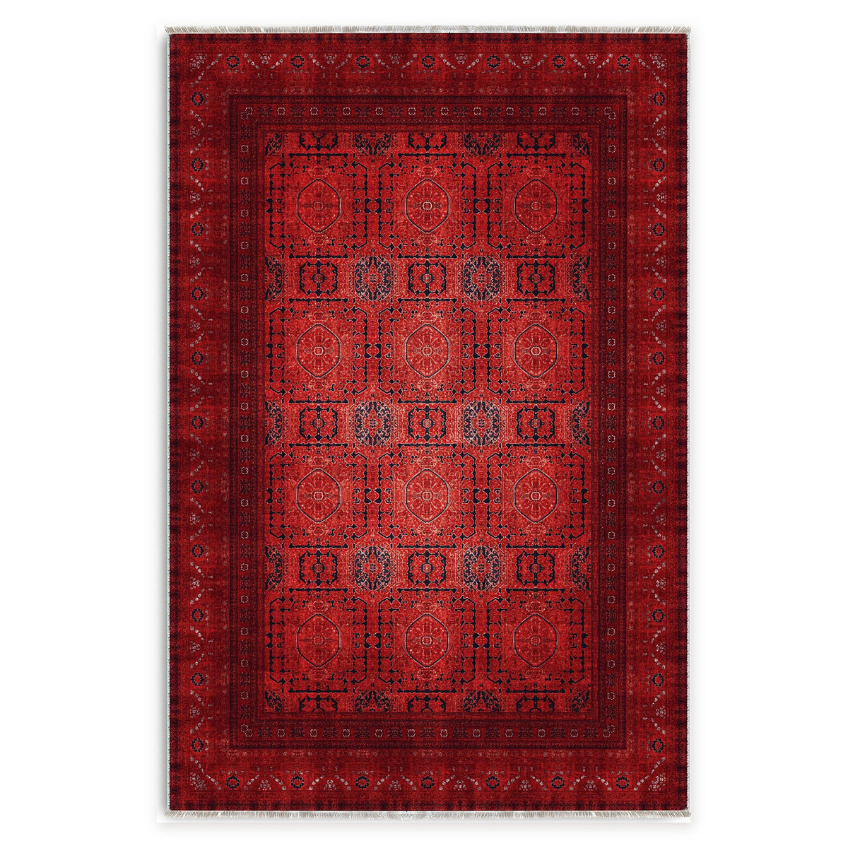RW7136 rug — top view on white background