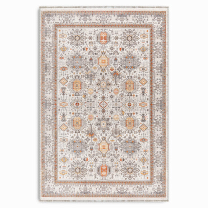 RW7144 washable chenille area rug viewed from above