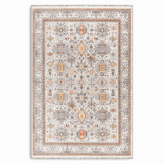 RW7144 washable chenille area rug viewed from above
