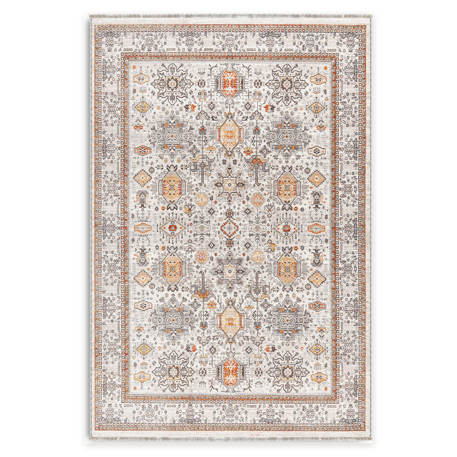 Tekke Hafer waschbarer Stammes-Teppich