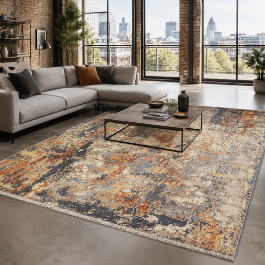 RW7157 washable chenille area rug