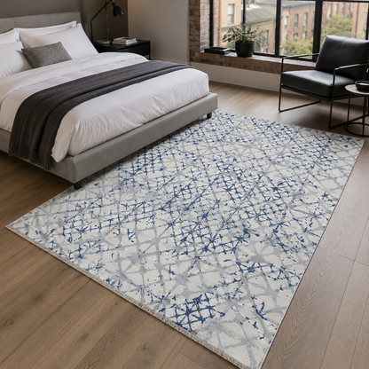RW7159 washable chenille rug texture and pattern detail