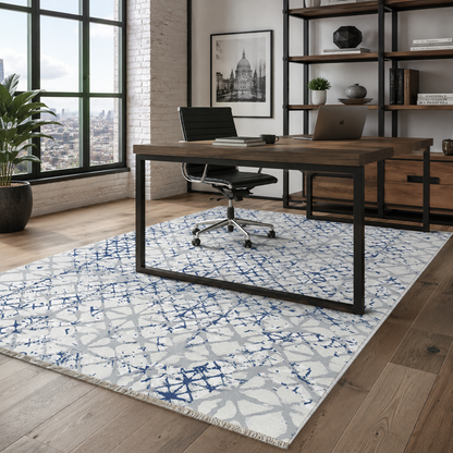 RW7159 washable chenille rug texture and pattern detail
