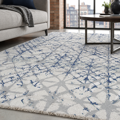 RW7159 washable chenille rug texture and pattern detail