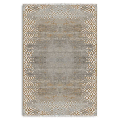RW7163 washable chenille area rug viewed from above