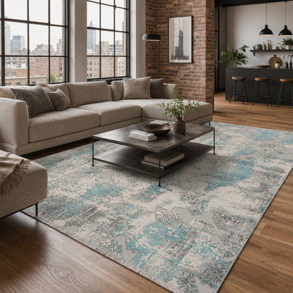 RW7165 washable chenille area rug