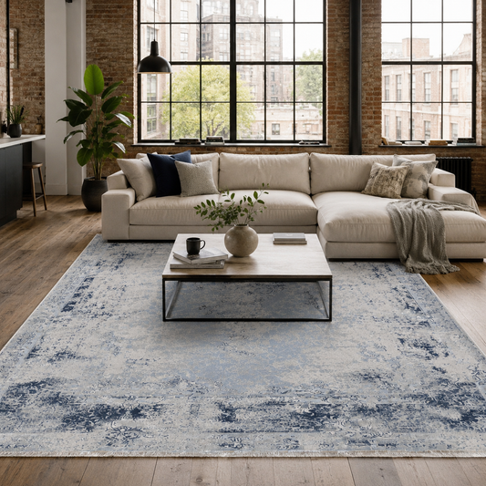RW7166 washable chenille area rug