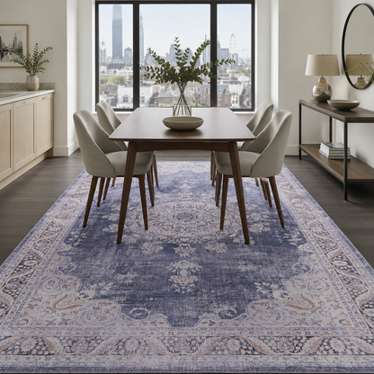 RWDV1007 washable chenille area rug