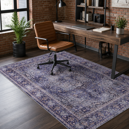 RWDV1010 washable chenille rug texture and pattern detail